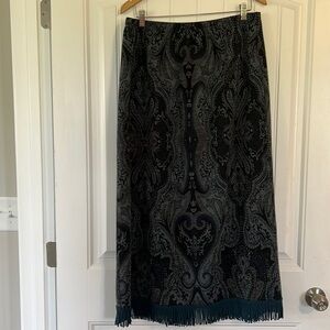 Lennie for Nina Leonard knit Midi sweater Skirt Size 1X